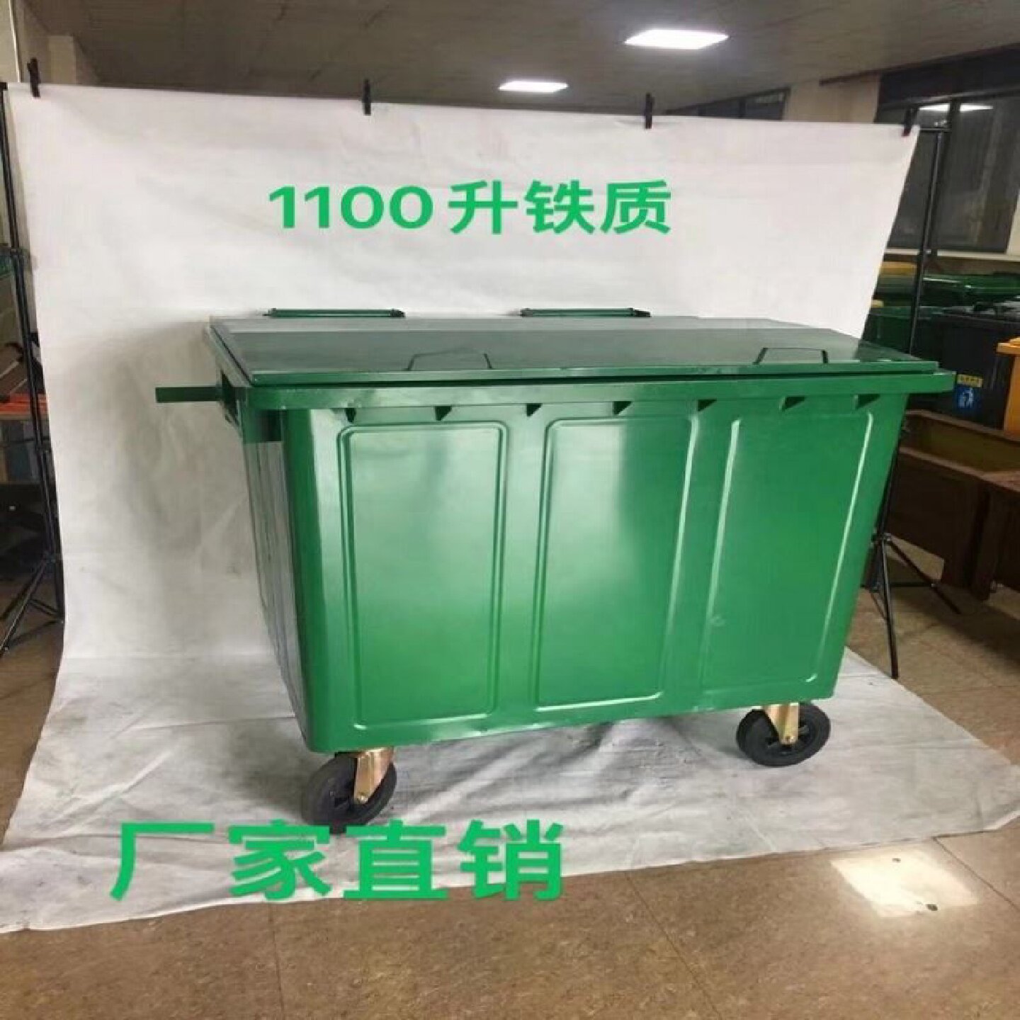 不锈钢垃圾桶大号环卫户外两分类商场地铁方形果皮箱室内双桶定制