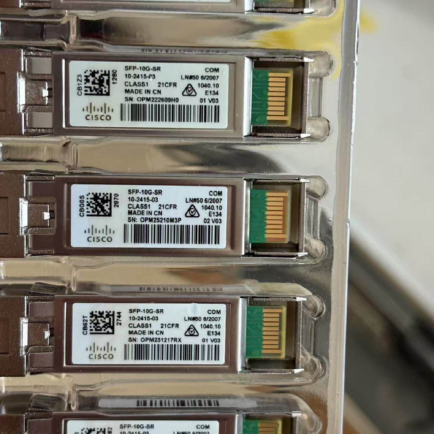 议价到货一些SFP10GSR.新款拆机可维修