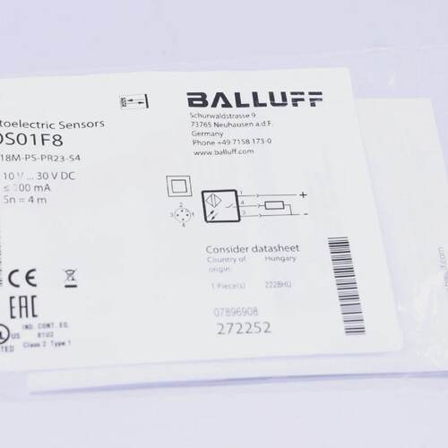 BALLUFF BOS01F8 BOS 18MPSPR23S4 NEU