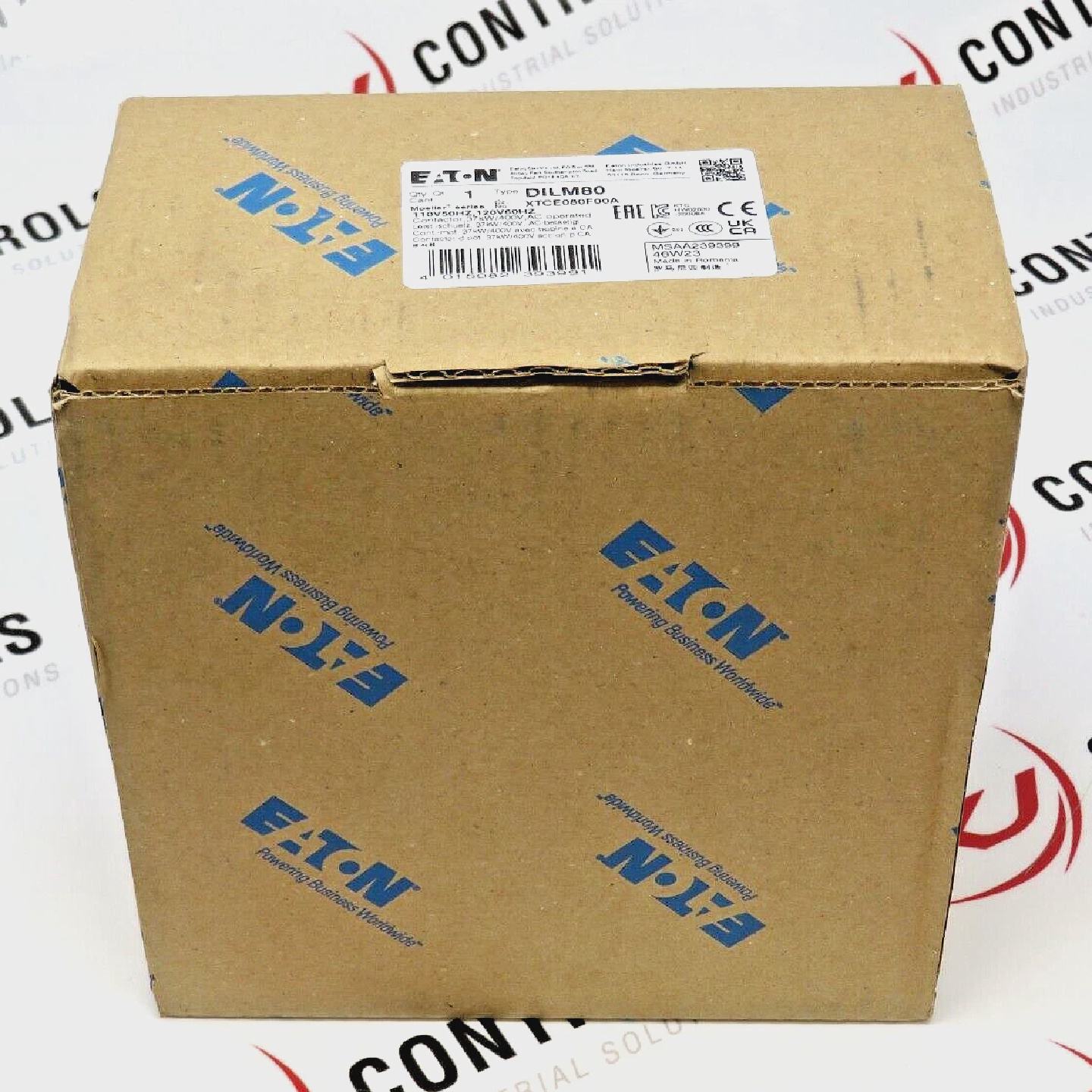 Eaton XTCE080F00A 3Pole FVNR IEC Contactor 80A 110120VAC Coi - 实物图