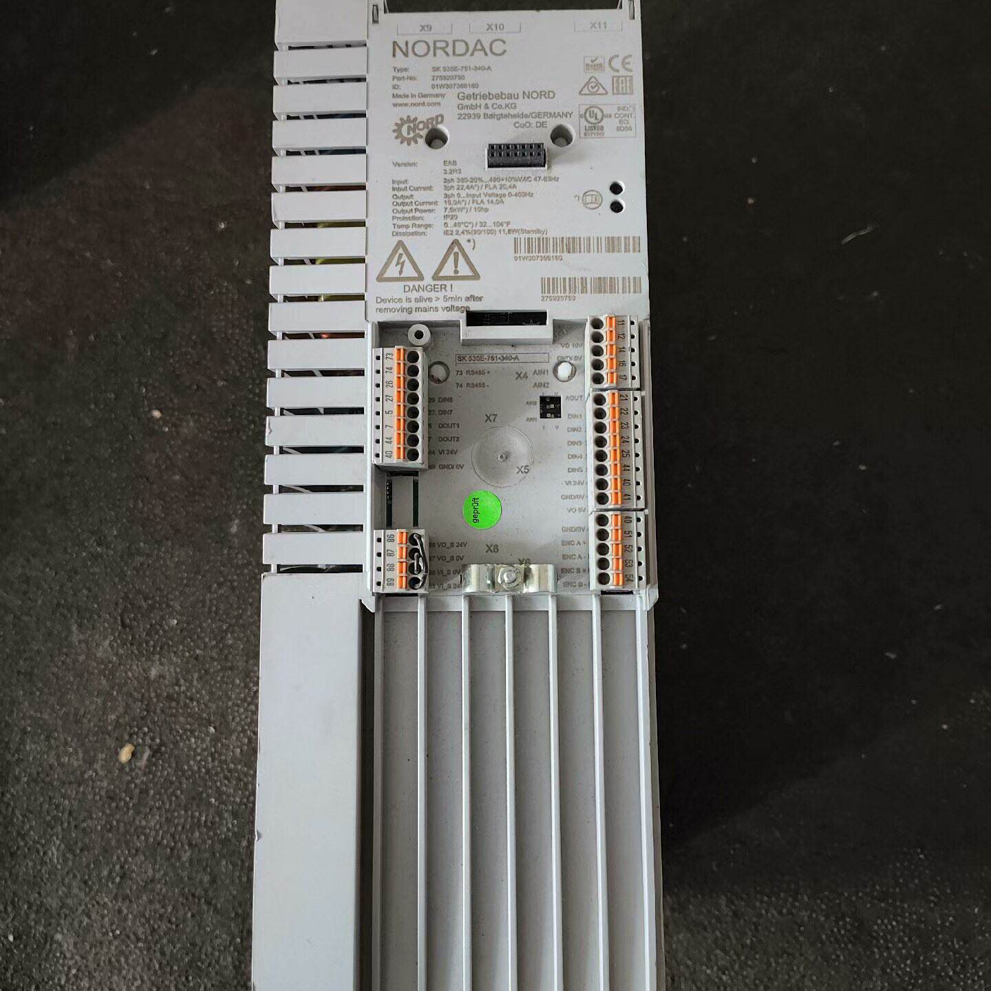 【议价】德国诺德变频器nordac sk535e-751-340-a适用682