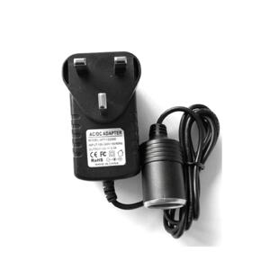 220v转12V2A点烟器电源转换器12v车载电源转换器24W英规适配器