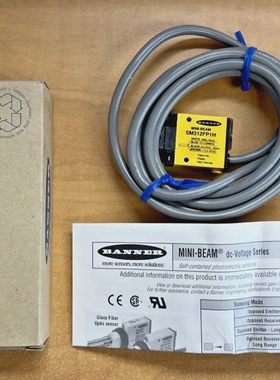 Banner SM312FP1H Mini Beam Fibre Optic Sensor 60906 *New in
