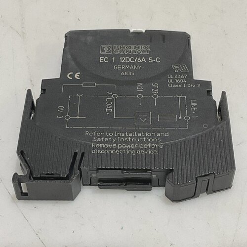PHOENIX CONTACT EC 1 12DC6A SC ELECTRIC CIRCUIT PROTECTOR G7
