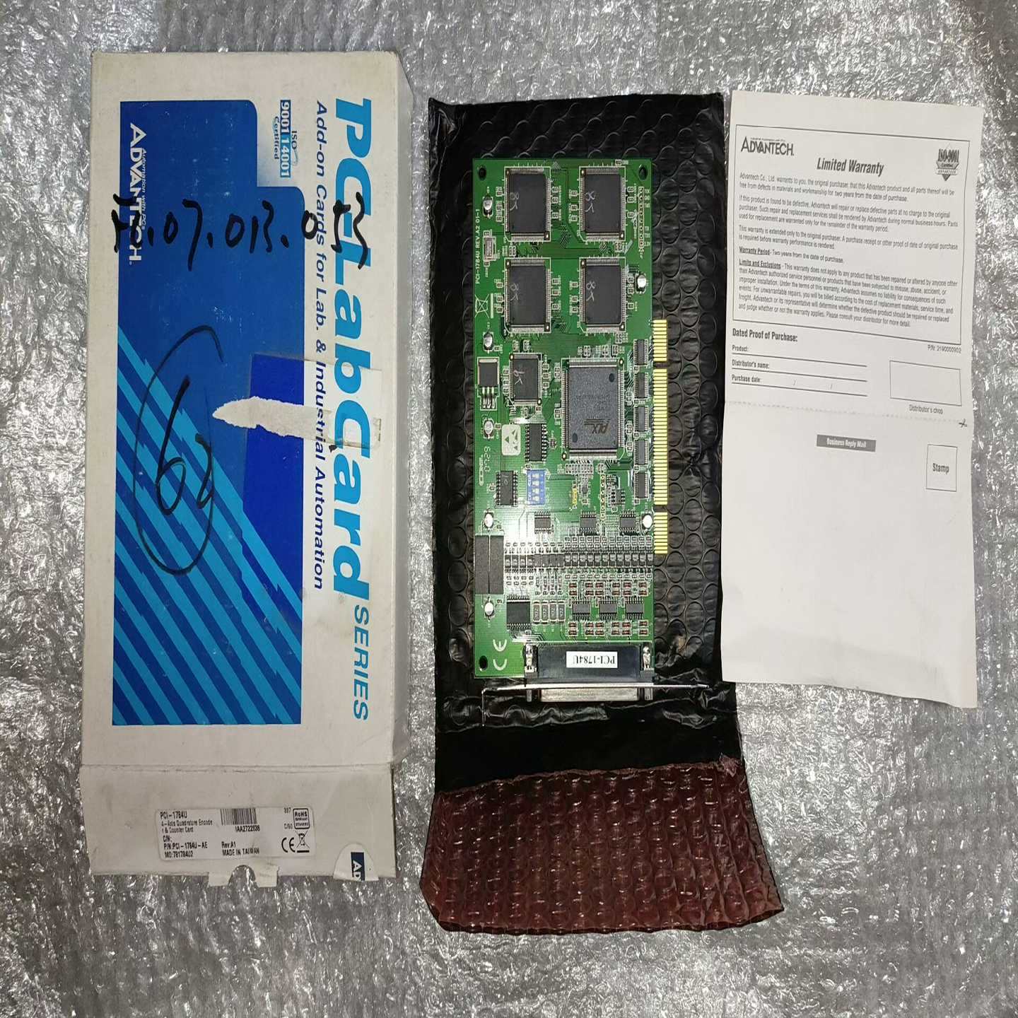 询价研华PCI-1784U4轴正交编码器和计数器卡4级数字滤