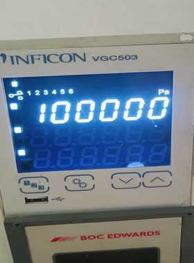 英福康VGC503真空计显示器，型号398-483，罗马尼亚--议价商品