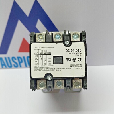 Hartland 02.01.016 3 Pole Contactor Coil 208240V AC 5060Hz I