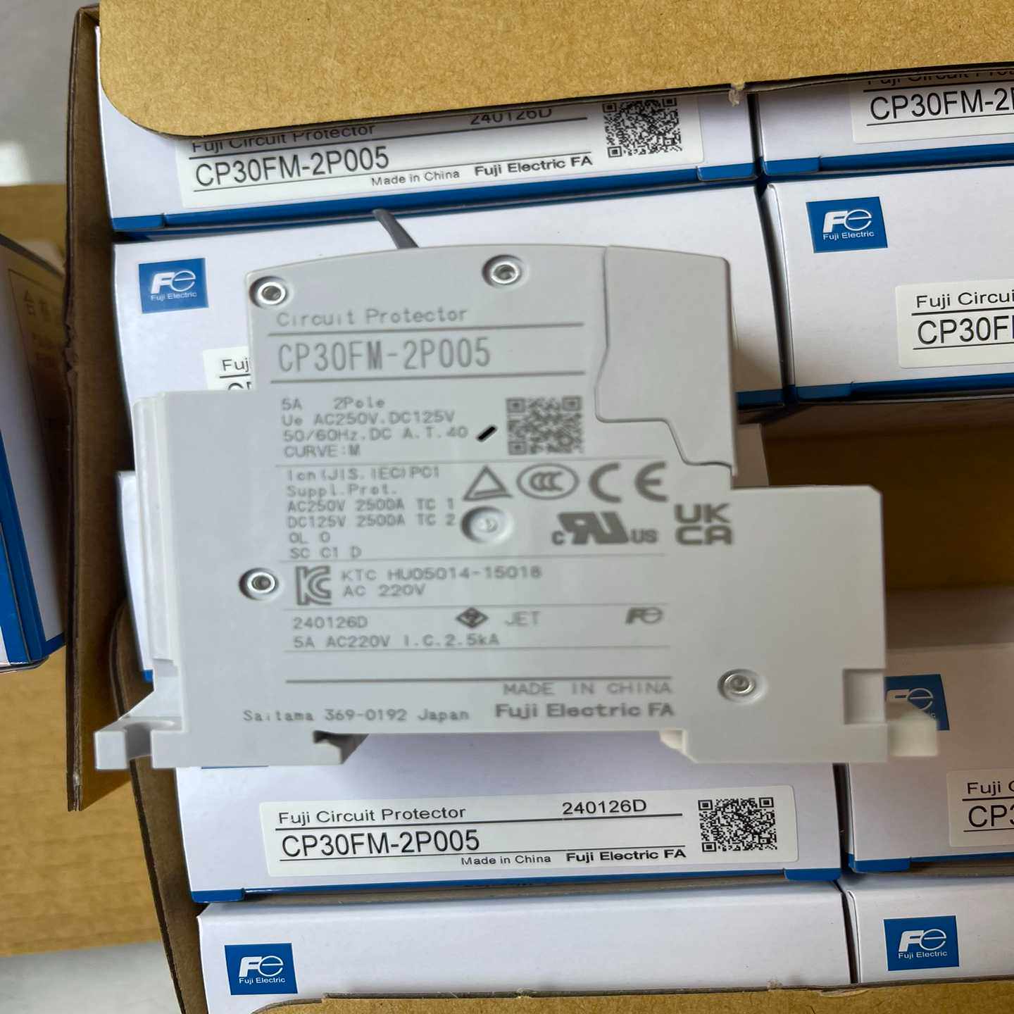 【议价】富士线线路保护断路器CP30FM-2P0052P5A3A