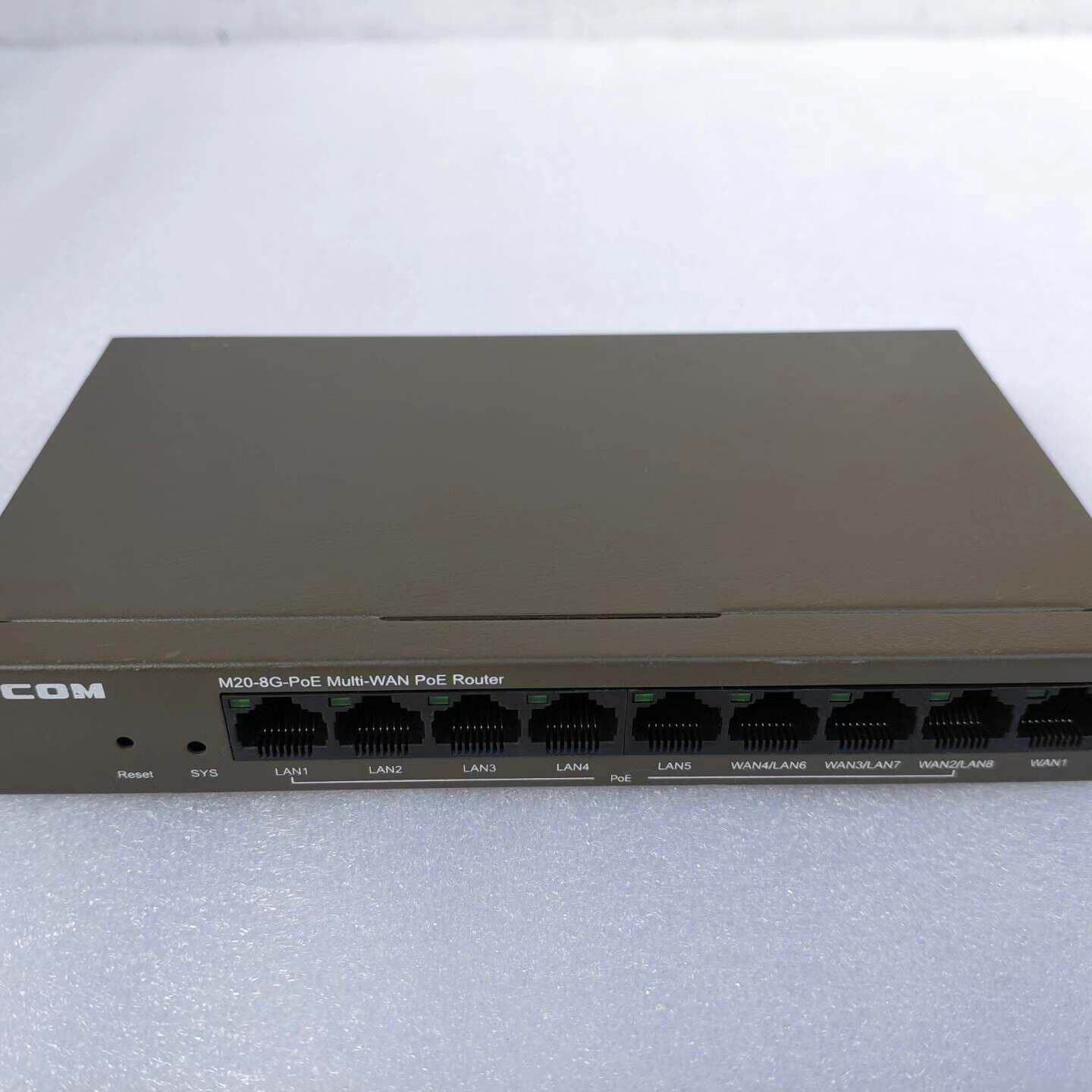 lP-COM  M20-8G-PoE，9口全千兆PoE路由器议价