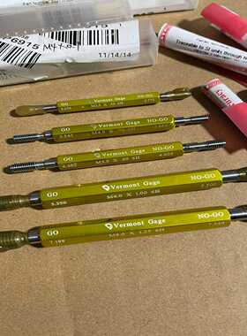 佛蒙特VermontGage螺纹塞规M81.25、（零零电子）