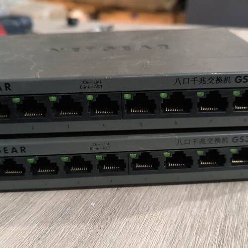 美国网件GS308全千兆交换机NETGEAR全千兆八口交-议价