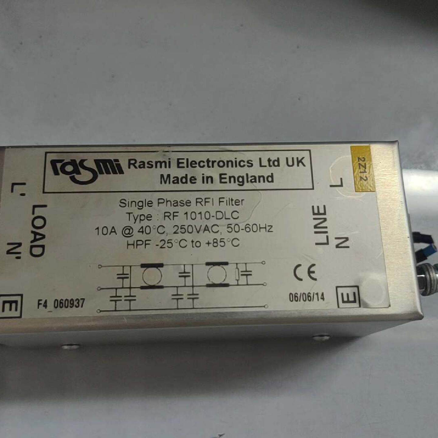 【议价】RASMI 电源滤波器 RF 1010-DLC 10A适用395
