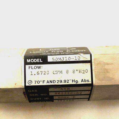 Neues Meriam Instrument 50MJ1010 Laminarfluss Element 50MJ10