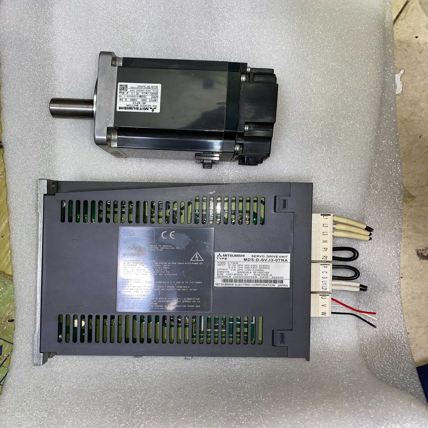 议价三菱数控四轴驱动器MDS-D-SVJ3-07NA电机现m货/维修