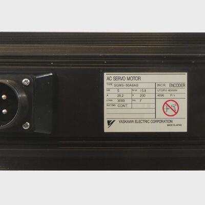 Yaskawa Electric SGMS50A6AB AC Servo Motor AMAT Spare Surplu