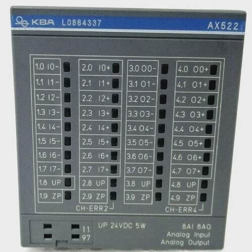 ABB 1SAP250000R3001 AX522 Analog InputOutput Module KBA L086