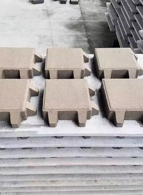 混凝土蟹脚砖绿色本色植草砖螃蟹砖四角砖护坡砖八字砖井字草坪砖