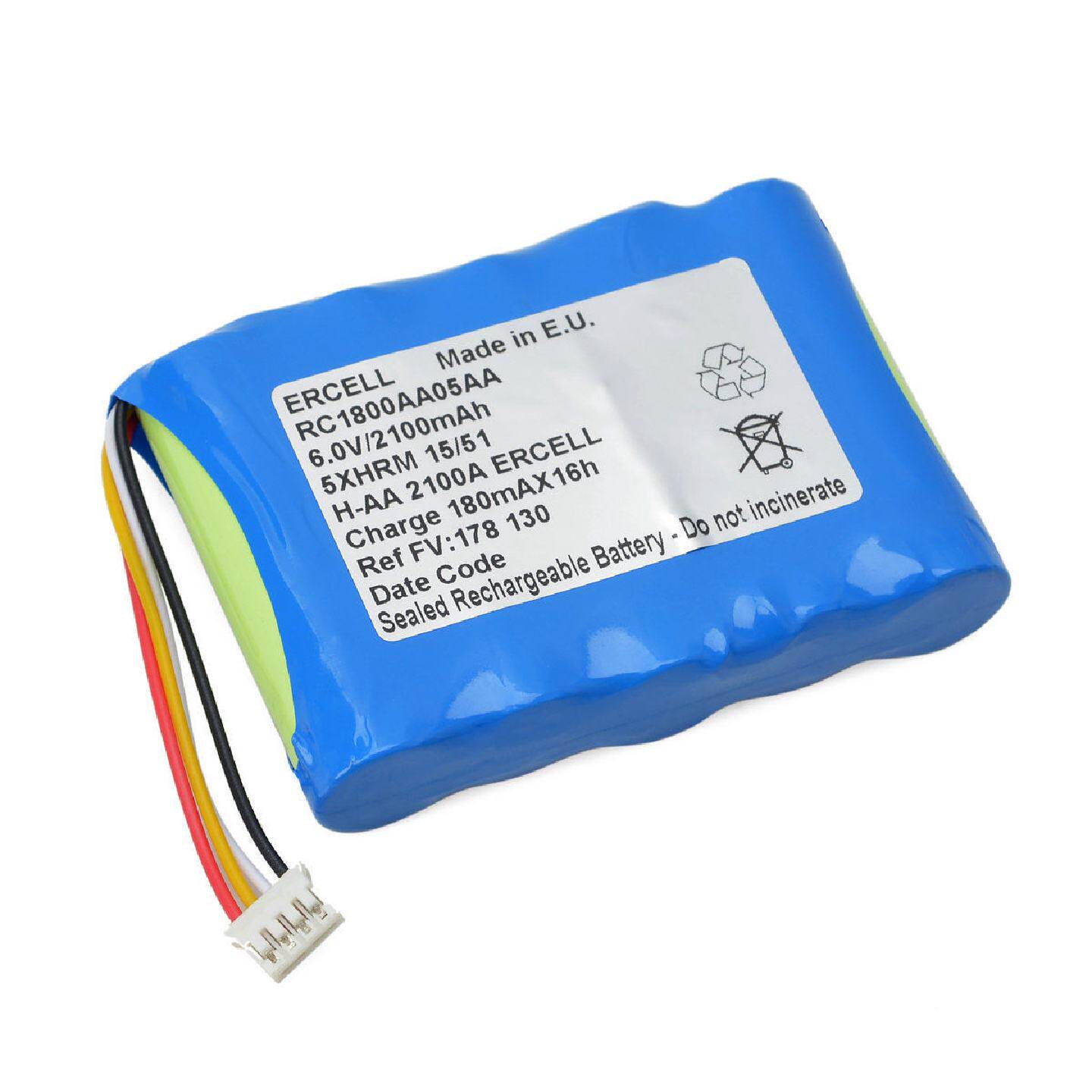 适用费森尤斯阿吉注射泵RC1800AA05AA镍氢AA1800mAh6V电池