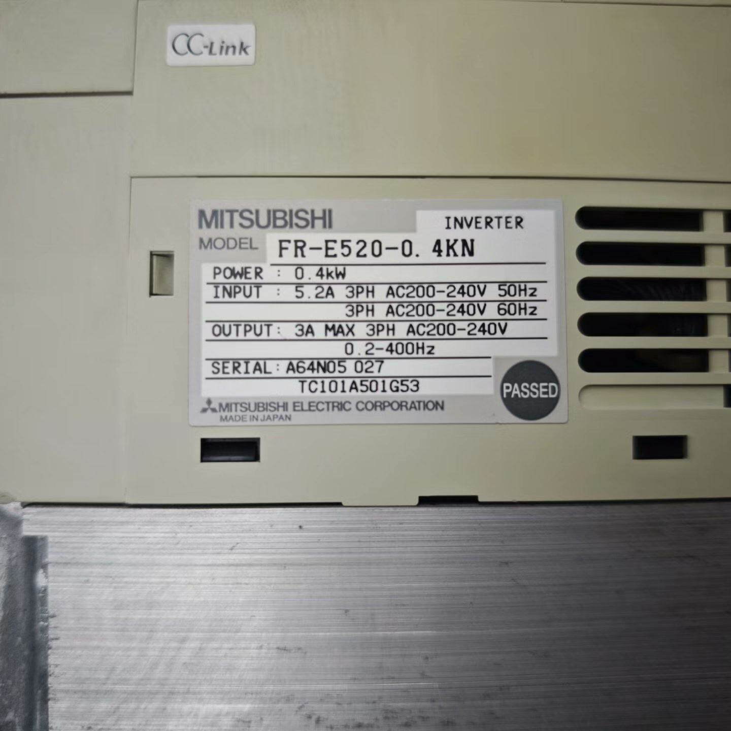 三菱E500变频器 FR-E520-0.4KN 功能包好。实--议价商品