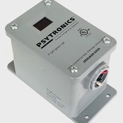 PSYTRONICS P1301 SINGLE PHASE SURGE SUPPRESSOR 120 VOLTS U.L
