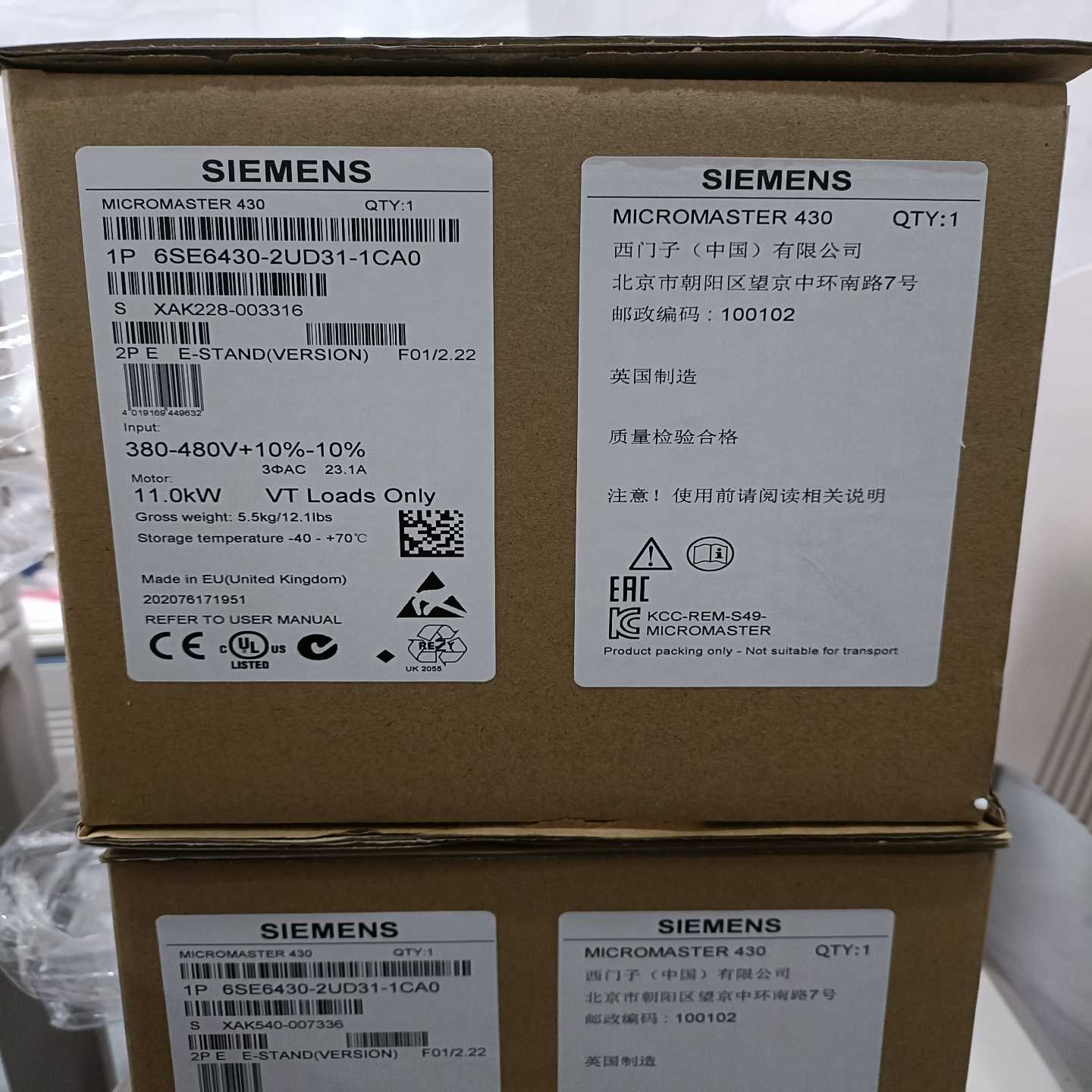 【议价】6SE430-2UD31-1CA0MM430变频器适用