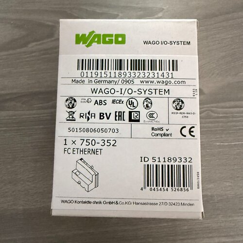 询价-750352未封德国万可模