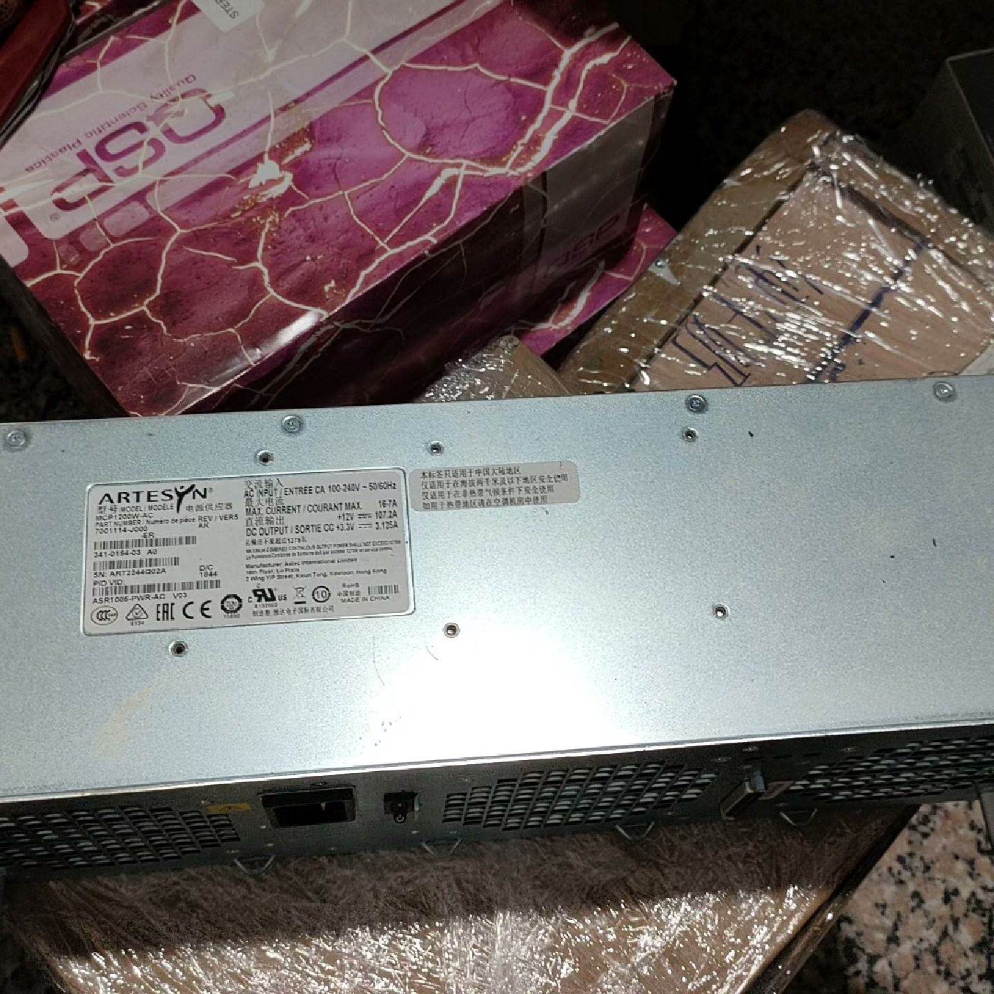 思科CISCO ASR1006电源 MCP1200W-AC原—议价