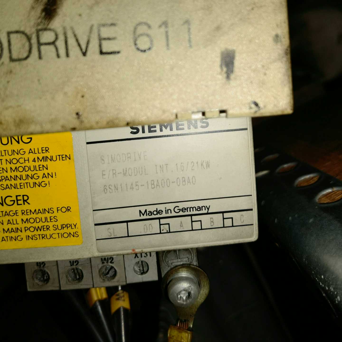 询价6sn1145-1BA00-0BA0西门子电源驱动，16KW