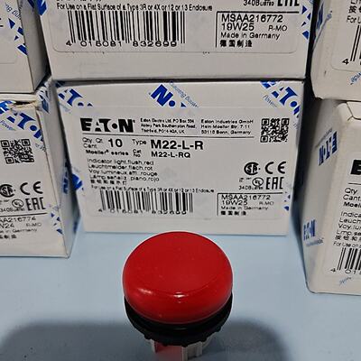 议价伊顿穆勒M22-L-R红色指示灯UL认证CSA认证齐全