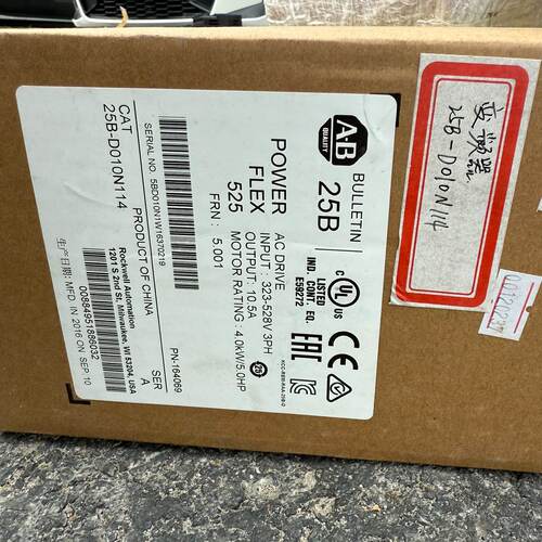 询-罗克韦尔自动化变频器型号25BD010N114输入电压