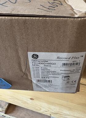 【议价】GE Record Plus断路器FDY406D160GD，适用294