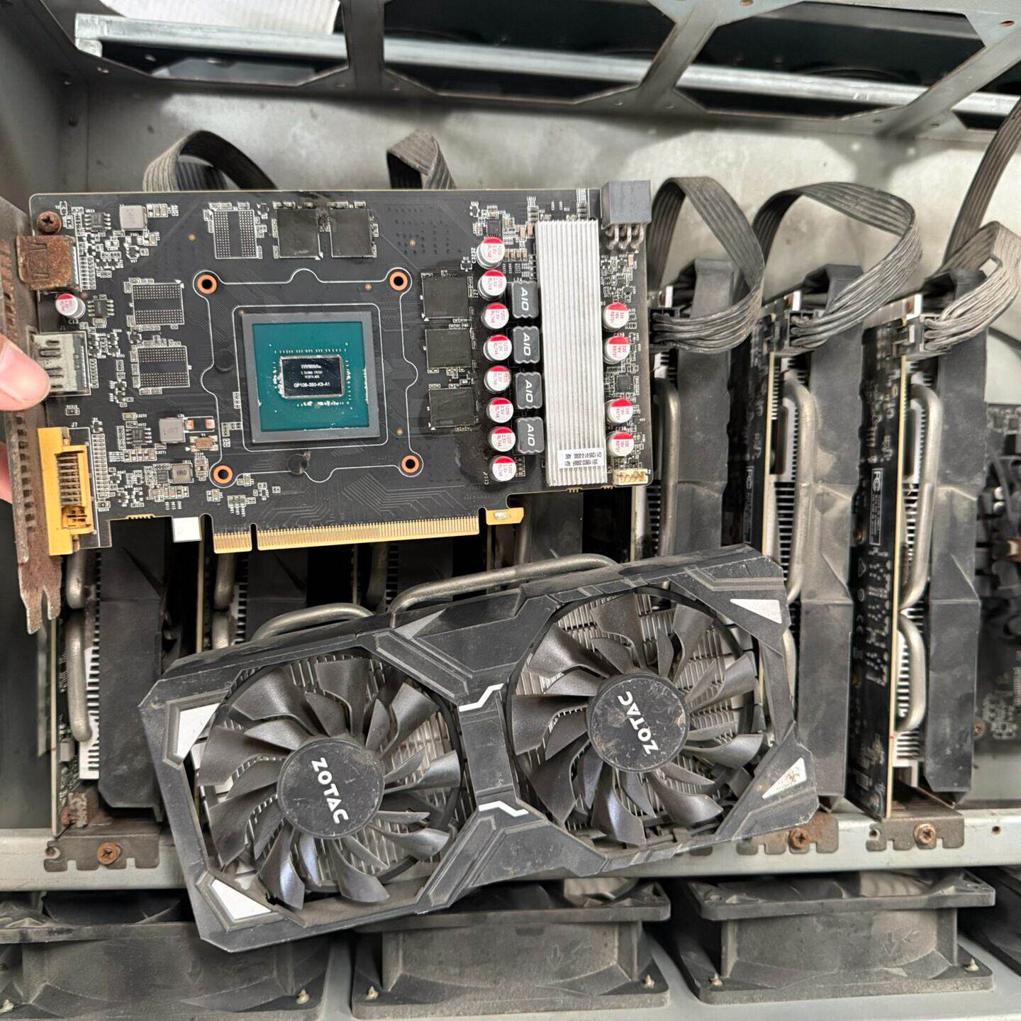 一百来张ZOTAC GTX1060-5GD5显卡 件议价