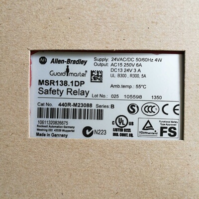 配件2023AB安全继电器440RM23088MSR138.1DP议价