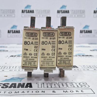 批量3件SIBANH00GLGG80A2000013500V120KA保险丝链接