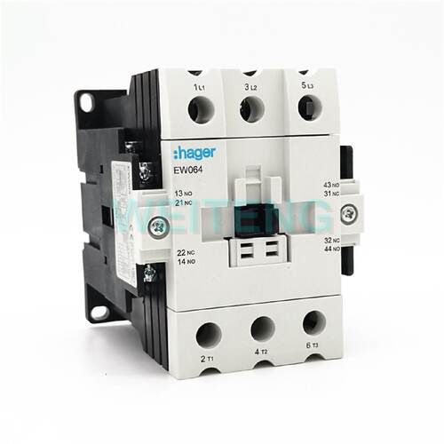供应hager海格 EW064 EW063 低压交流接触器100A三相30KW常开常闭