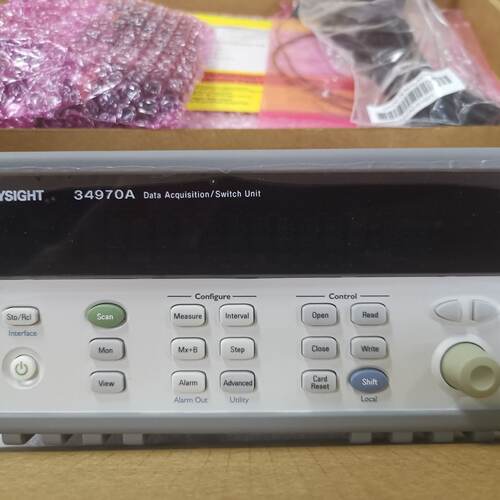 全新Keysight是德34970A数据采集器，带34901议价