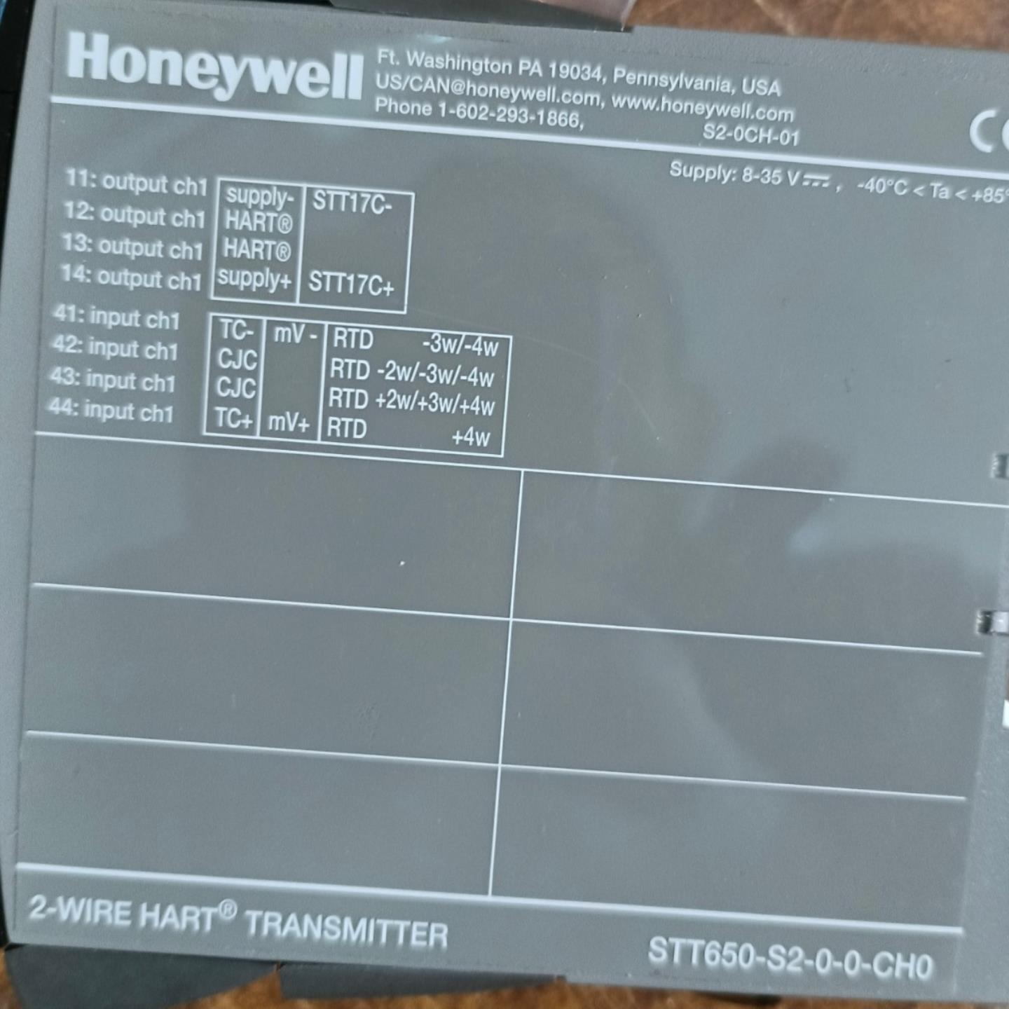【议价】霍尼韦尔温度变送器STT650模块型号ST