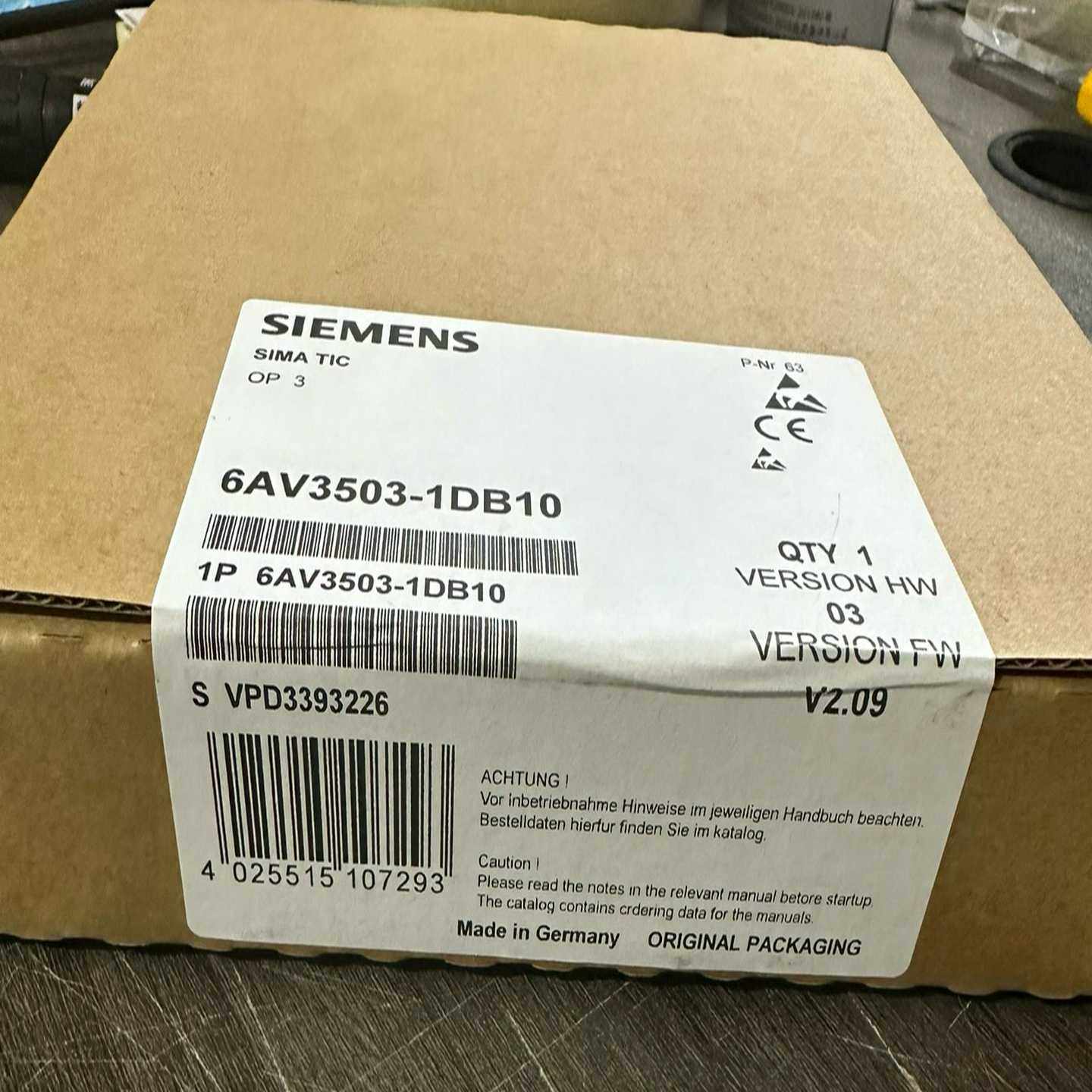 【议价】6AV3503-1DB10质保一年，配件齐全，非诚勿扰适用