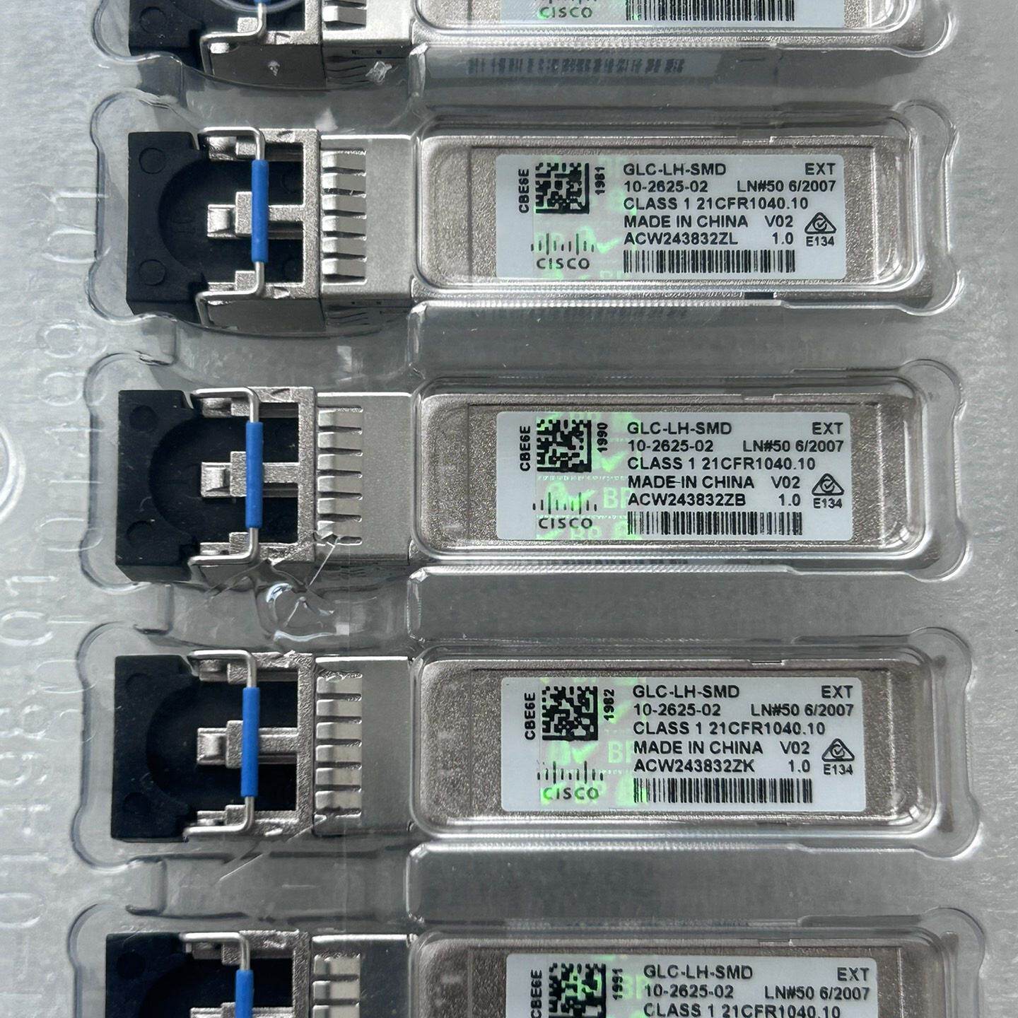 思科GLC-LH-SMD千兆单模光模块，原装工包，带绿色防伪--议价商品