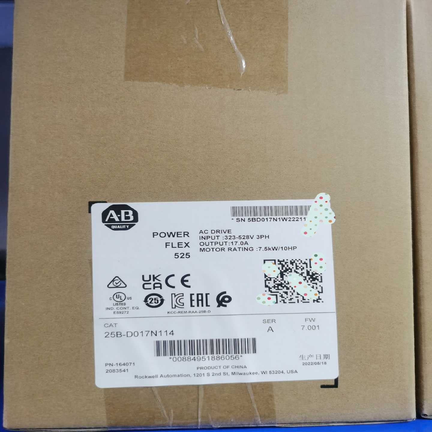 询价拍~25B-D017N114 AB 罗克韦尔 变频器 正