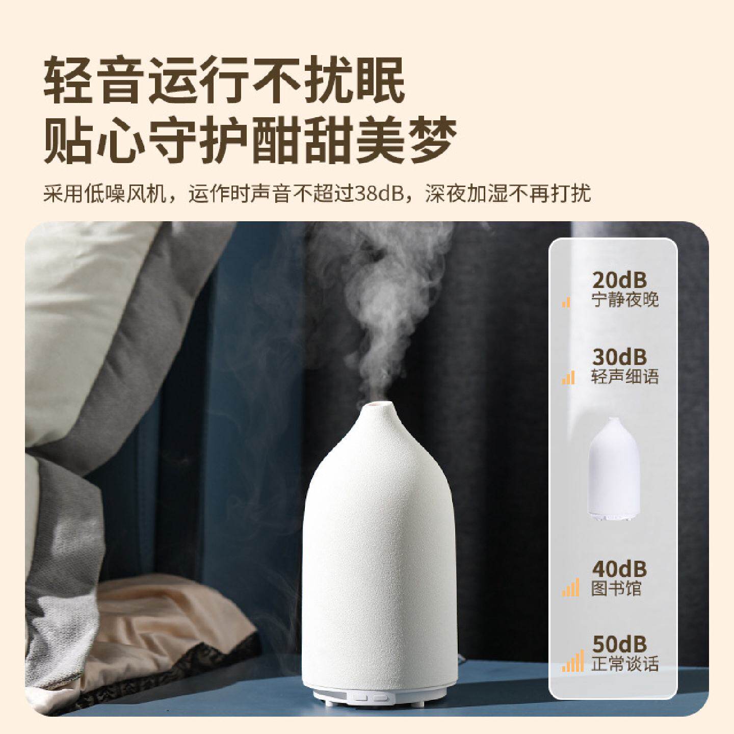 陶瓷香薰加湿器家居摆件酒店精油扩香节日送人礼品香薰机