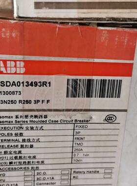 配件ABB塑壳断路器1SDA013493R1.S3N250.R2议价