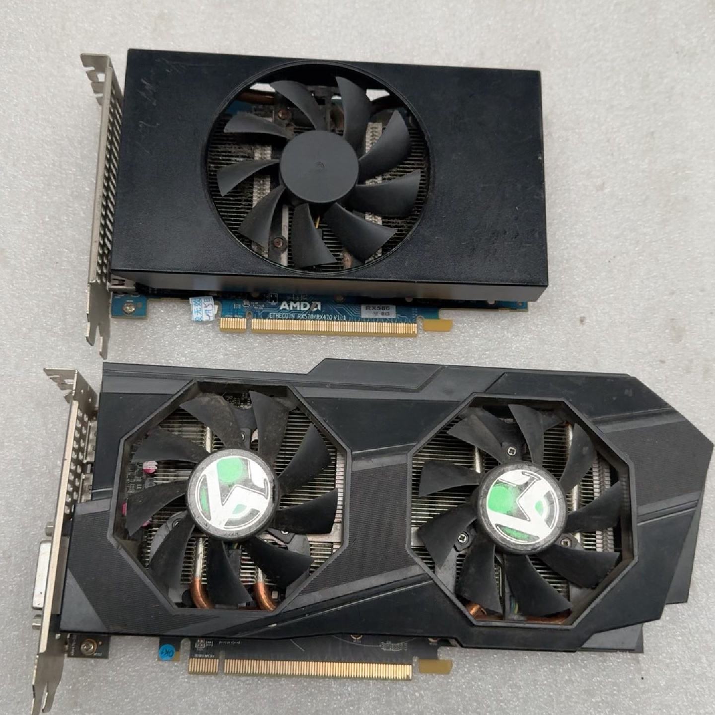 拆机 RX580 8G显卡 d5显存拆机下来 实物图 使用无--议价商品