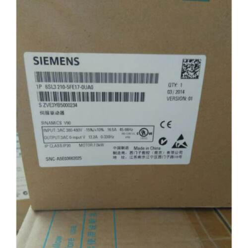 议价西门子6SL3210-5FE17-0UF0全新原装V90驱动器6SL32105FE170UF