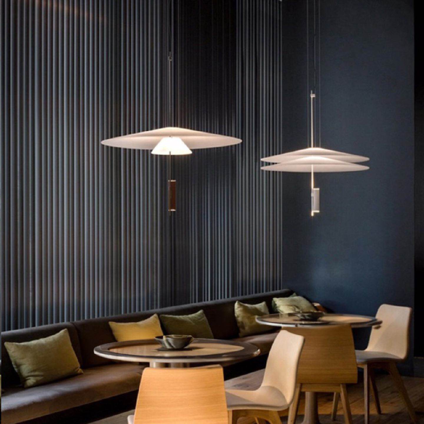 现代简约个性客厅书房饭厅火烈鸟艺术吊灯餐厅创意意大利飞碟北欧