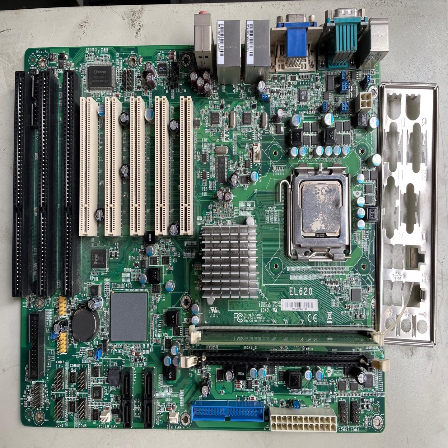 【议价】台湾DFI双网卡工业工控机主板EL620带3个ISA口