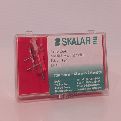 Skalar5245-5G4Way歧管不锈钢Perspex实验室针头连接器