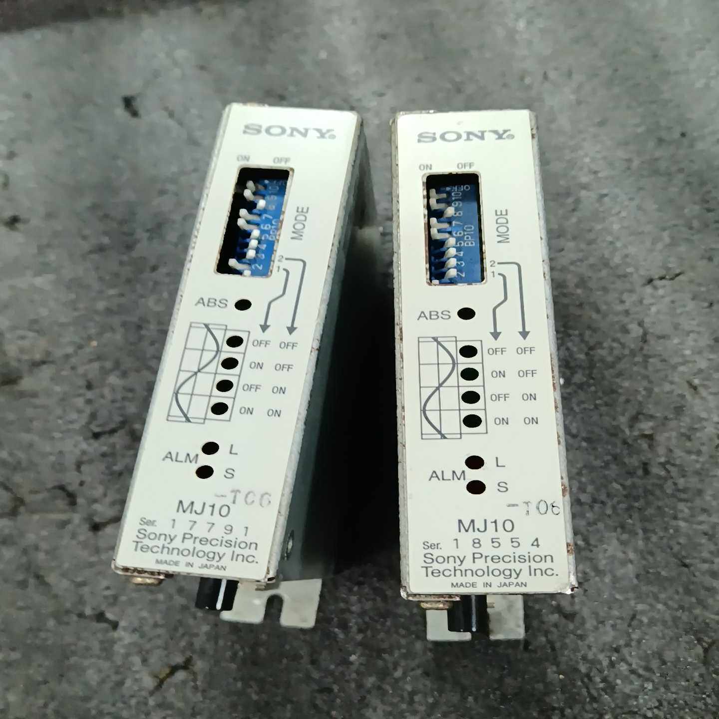 SONY MJ10 检测器位置反馈数字仪二手拆机二件~议价