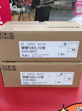议价-MHMF042L1V2MMHMF042L1U2M松下伺服电机全新质保一年
