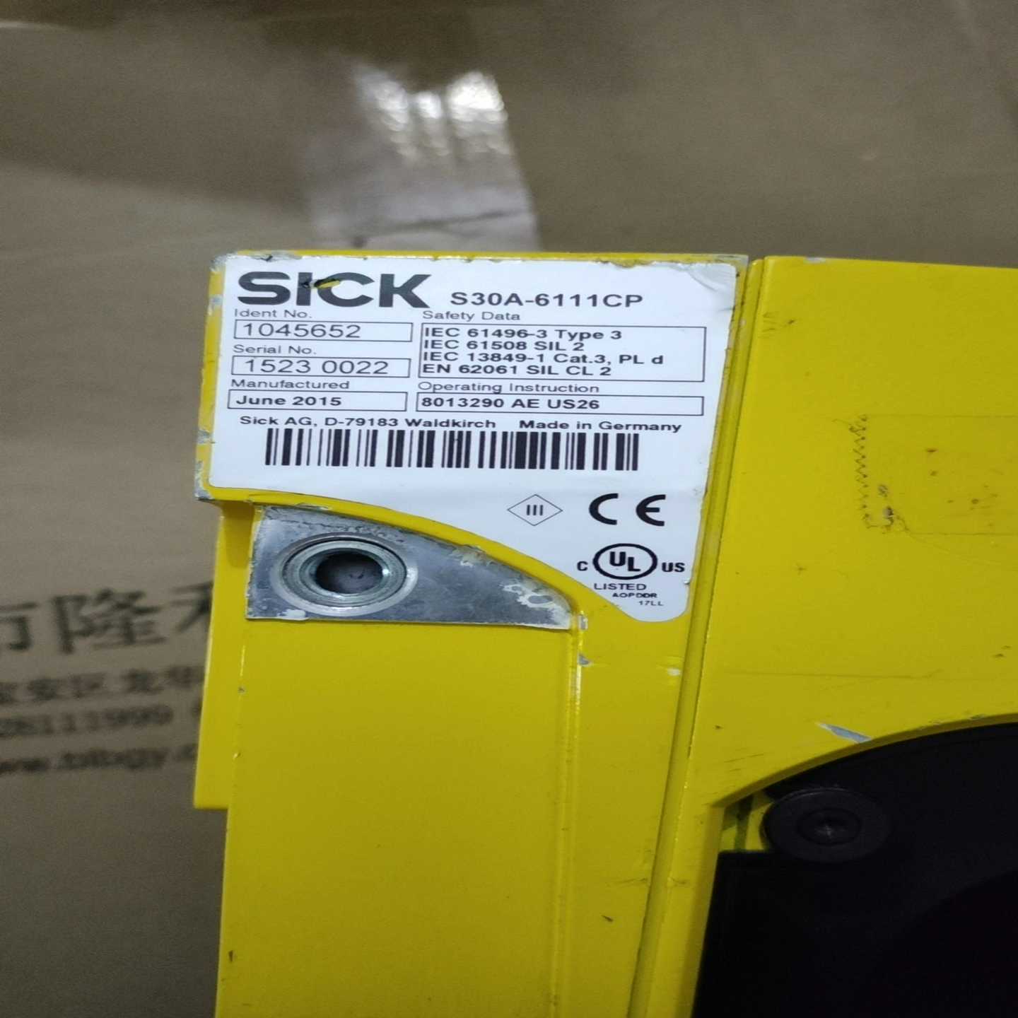 SICK西克激光传感器S30A-6111CP【博航商行】